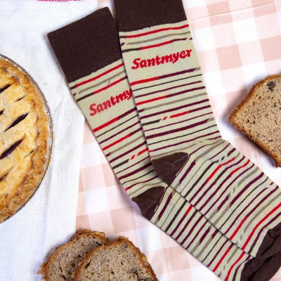 Crew Thanksgiving Socks - Cozy Comfort for Autumn Festivities - American Made