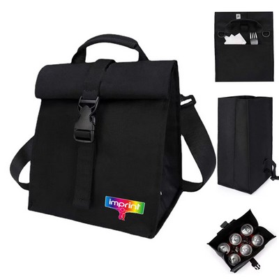 Roll Top Cooler Lunch Bag