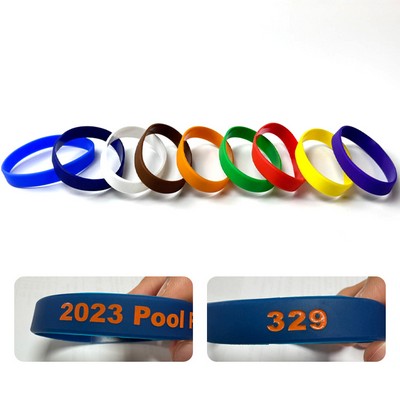 Screen Printed Silicone Bracelet