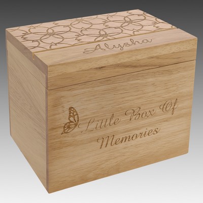 4" x 6" Wood Keepsake Box