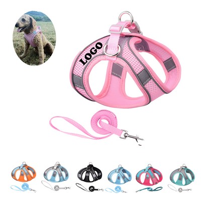 Dog Harness And Leash Set