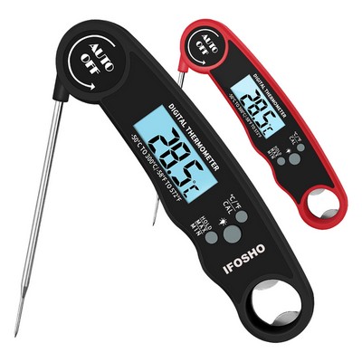 Waterproof Digital Meat Thermometer with Probe Instant Read Thermometer for Cooking and Baking