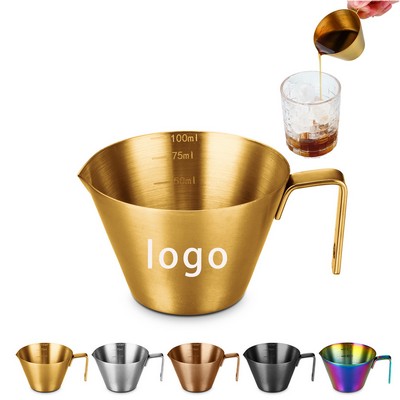 Stainless Steel Espresso Measuring Cup