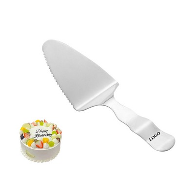 Stainless Steel Serrated Edge Shovel Curved Handle Ideal for Pizza & Cakes