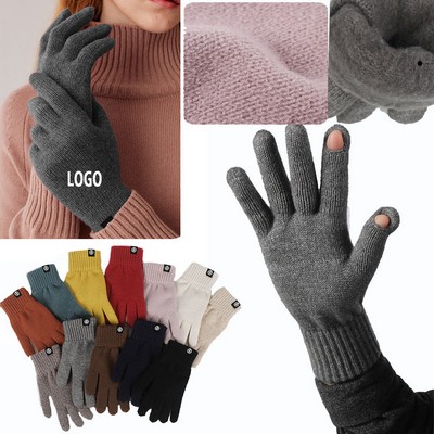 Knit Touch Screen Texting Gloves