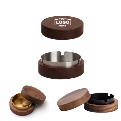 Wooden Ashtray for Smokers