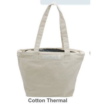 Insulated Cotton Thermal Tote