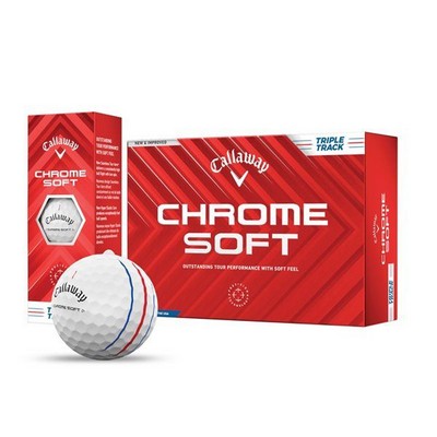 Callaway Chrome Soft Triple Track 1/2 Dz Golf Balls