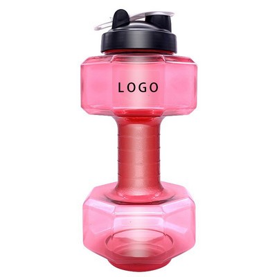 88Oz Dumbbell Shape Plastic Water Bottle