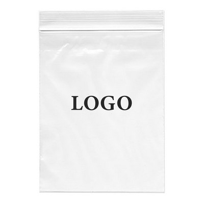 Zip Lock Printed Bags 2 Mil. (Ink Imprinted) 9" x 12"