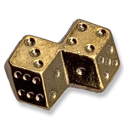 Stock Dice Lapel Pin