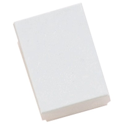 White Swirl Cotton Filled Box (3"x 2 1/8"x 1")