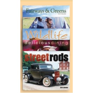 13 Month Stapled Wall Calendar (Street Rods)