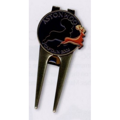 Custom Shaped Firebird Divot Repair Tool w/ Clip 2 3/4"