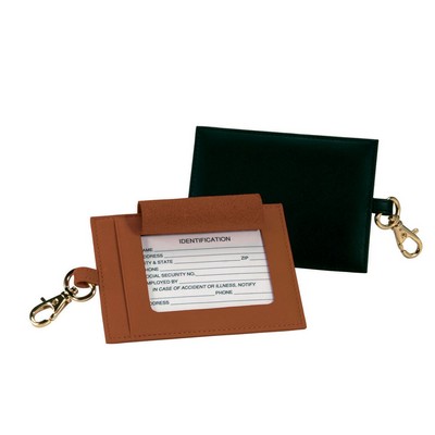 The Big Luggage Tag - Genuine Leather (6"x4"x1/4")