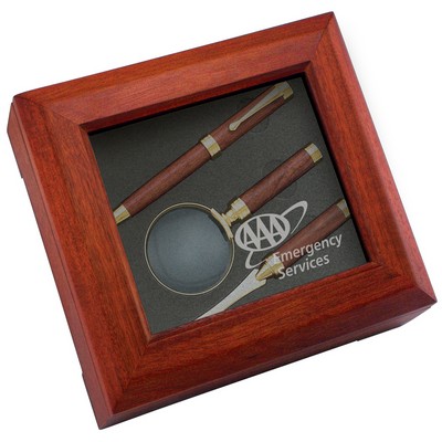 7-1/4"x6-1/2"x2" Desk Accessory Gift Box Set