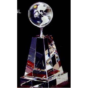 Globe Top Globe Trophy (3 3/8"x3 3/8"x8")