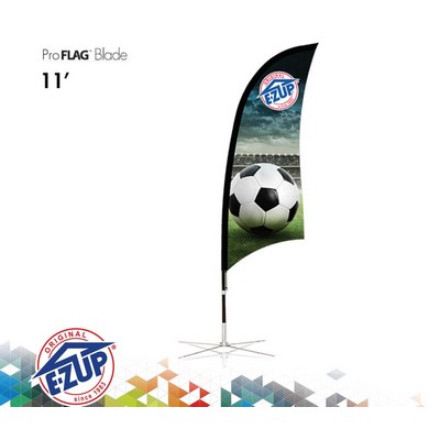 ProFlag™ 11' Blade Flag with Ground Stake, Pole, & Storage Bag