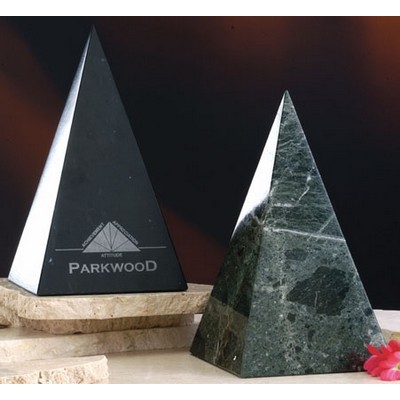 10" Green Grand Marble Pyramid Award