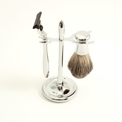 Chrome Shaving Set