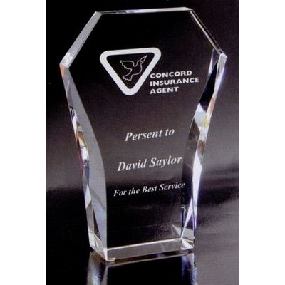 Crystal Prestige Award (8"x5½"x1-9/16")