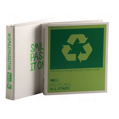 Recycled Chipboard Binders w/ 1-1/2" Capacity (11" x 8-1/2" Sheet Size)