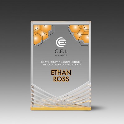 Reflective Stand Up Inspire Award™ (4"x6"x1")