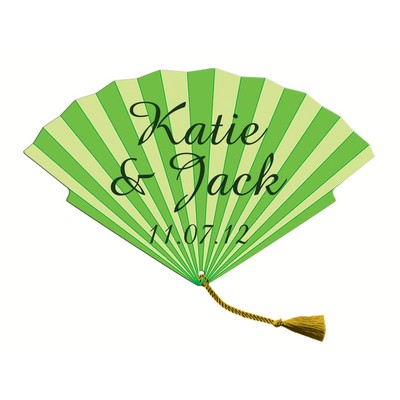 Oriental Wedding Fan w/Oriental