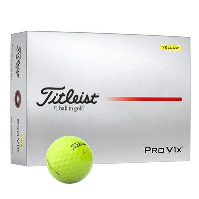 New 2025 Titleist Pro V1X Golf Balls w/ Free Setup