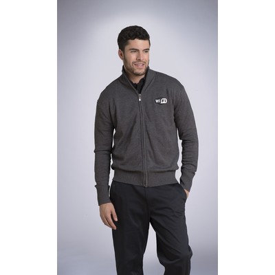 Men's Full Zipper Alpine Sweater