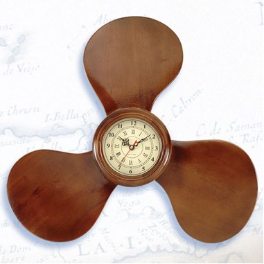 23" Wooden Propeller Clock(Laser engraved)