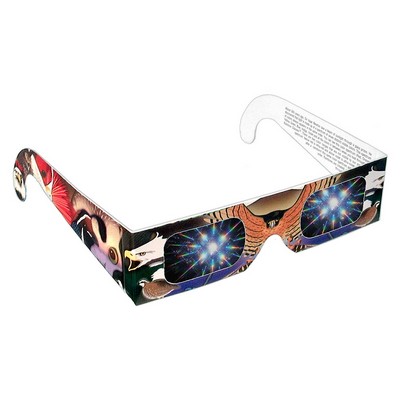 Rainbow Glasses - Birds of Prey - Stock Imprint