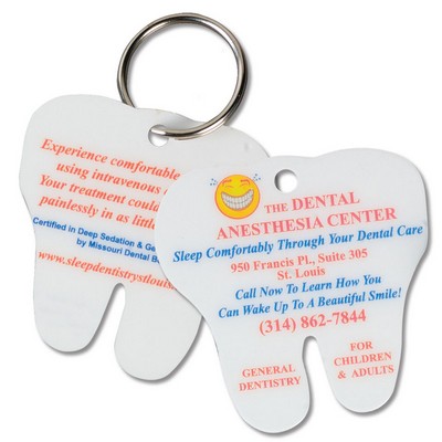 Tooth Shaped Key Tag (2"x2¾")