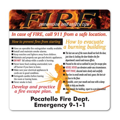 Health & Safety Fire Prevention & Safety Magnet