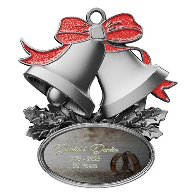 Vibraprint® Bells Holiday Ornament (2-1/2")