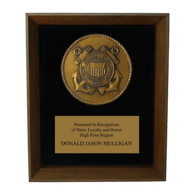 8 x 10 Coast Guard Shadow Frame Award