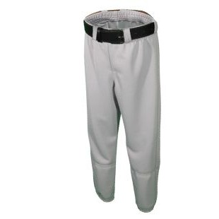 Adult Double Knit 14 Oz. Fake Fly Front Pull Up Baseball Pant w/ Belt Loop