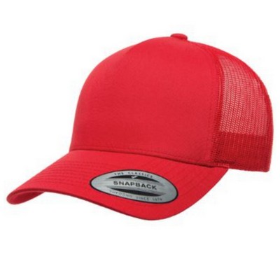 Big Size Red Yupoong Trucker Mesh Cap 2XL - 4XL