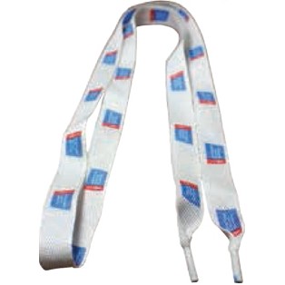 Standard Polyester Dye Sublimated 1/2"x45" Shoelaces Pair (Domestically Produced)