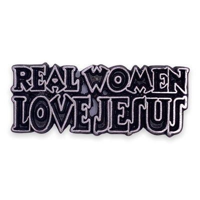 Real Women Love Jesus Lapel Pin