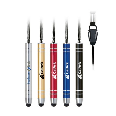 Mini Capacitive Screen Touch Stylus W/ Lanyard