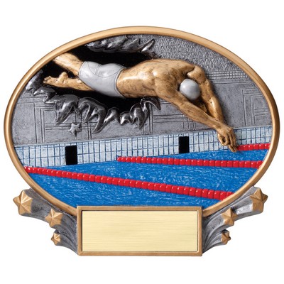 Motion X Oval - Swimming Award (Male)