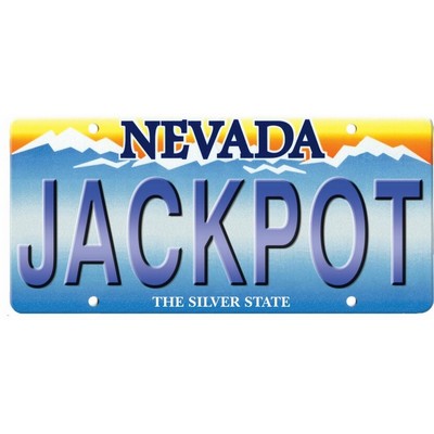 Nevada License Plate Gift Shop Magnet (12 Square Inch)