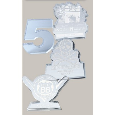 Custom Shaped Acrylic Award (Up To 16 Square Inch)