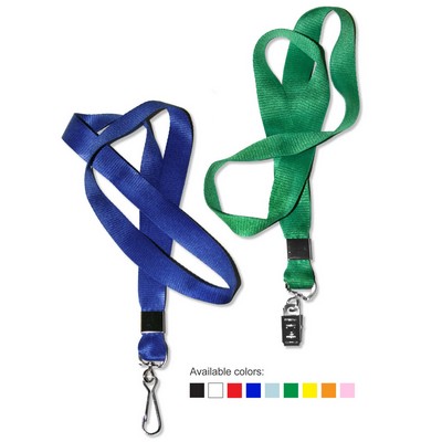 3/4" Extra Wide Heavy-Duty Lanyard w/J-Hook (non-printed)