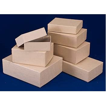 Kraft Set-Up Postal Mailer Box (8"x3 1/2"x1 1/8")