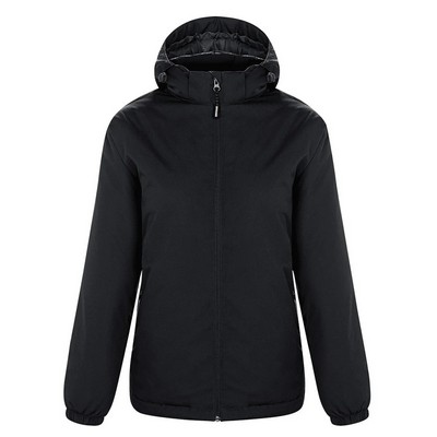 Playmaker Ladies Insulated Jacket w/Detachable Hood