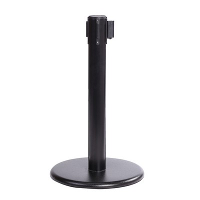 Brush Black Mini Post Pole W/ 11' Black Belt