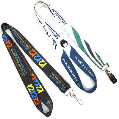 5/8" 5-Day Rush Dye-Sublimation Lanyard (15 Mil)