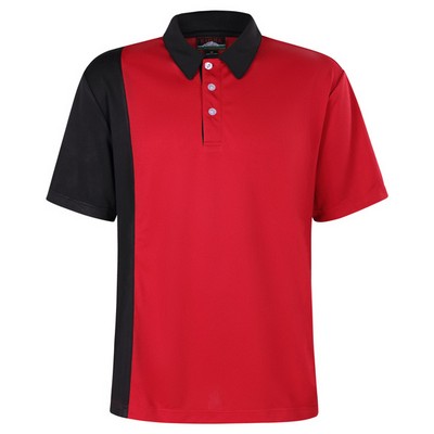 Wicking Performance Polo Shirt w/Colorblock